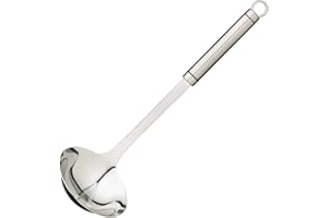 KitchenCraft profesjonalna chochla do zupy ze stali nierdzewnej, 33 cm (13 cali)