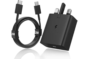 BIHPJD 45W Samsung Fast Charger, USB Type-C Port, Samsung Ultra Fast Charging Cable, Compatible with Samsung Galaxy S24 ULTRA/S23/S2 Plus/S21 FE 5G/Note 20 ULTRA/A53/A52/A72, Galaxy Tab S8+ (2m)