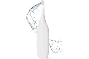The Original HAPPYPO Portable Bidet (Color: White) with Cap for Travel Known from German Dragons' Den l The Easy-Bidet 2.0 Replaces Wet Wipes and l Peri Bottle for Postpartum Care