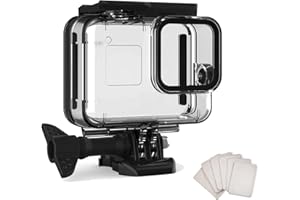 F1TP Waterproof Case for Go Pro Hero 7/6/5 Black,196Ft Protective Underwater Dive Housing Shell with Bracket and 1/4”Screw for Go Pro (case for go pro 5/6/7)…