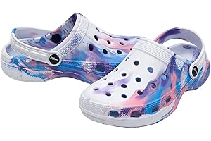 2SHOE Sabots et Mules Enfants, Clogs Fille Garçon, Sandales de Plage Respirante Pantoufles Maison, Chaussures de Jardin Été 21-36 EU