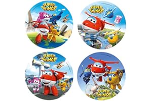 Disque Azyme Super Wings MOD Déco Gâteau Enfant 21cm - Aléatoire - 936
