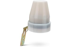 Velamp MS012 Civetta – Interruptor crepuscular IP 44, Blanco