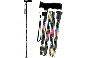 ANDVARI'S Andavari's Walking Sticks for Men - Handy, Lightweight, Easily Adjustable and Foldable Walking Stick - Walking Sticks for Women for Confident Mobility and Enhanced Stability