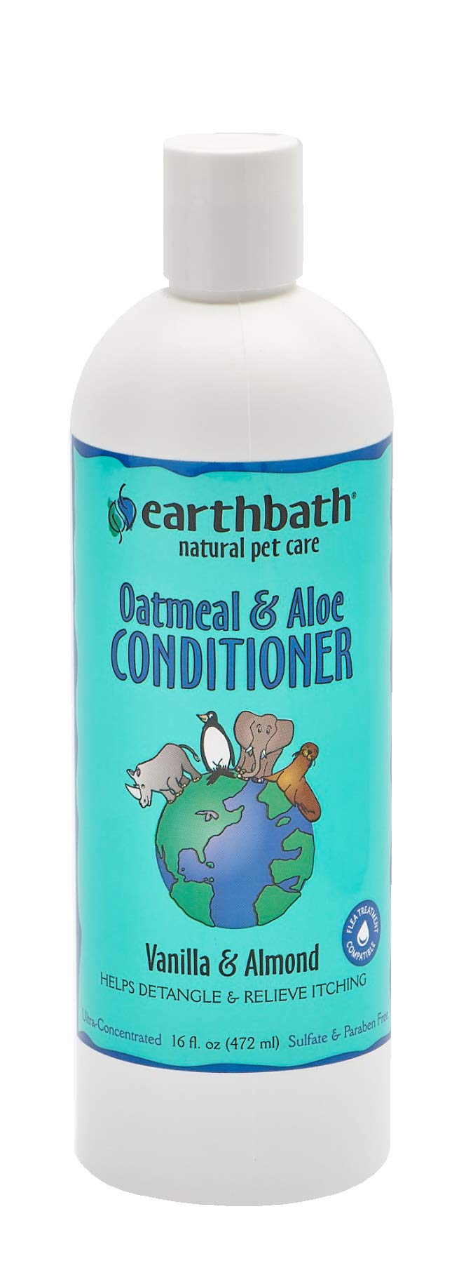 EARTH-BATH-Earthbath-Creme-Rinse-Pet-Conditioner-472-ml Earthbath PZ1P Cream Crystal per animali domestici, 11.4 cm x 5.1cm x 20.3 cm, 472ml Volume