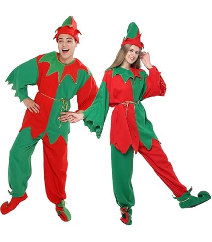 Costumi Da Elfo Natalizio Copriscarpe Con Calzini Vestiti Cosplay Per - Foto 8