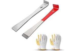 XLTXWD 4 PCS Crowbar Set, Heavy Duty Crow Bar for Pulling Nails and Scraping Paint, Small Pry Bar for Beekeeping and Woodworking Projects, Multi-Functional Pry Tool Kit for Home Remodeling