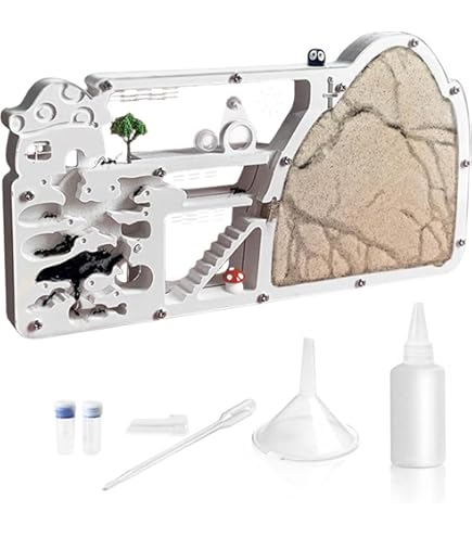 Uncle Milton Fourmilière Géante Avec 4 Ports De Connexion – Kit D'Observation Éducatif – Modulaire, Transparent – Cadeau Scientifique Dès 6 Ans