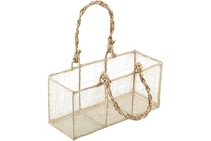 Mopec A200 – Panier de Raphia Naturel 20 x 9 x 7,5 cm, Pack de 1 unité