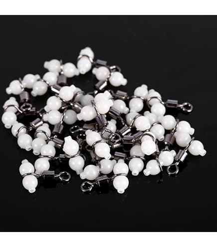 Émerillons Pêche 30pcs - Triple Rotation 360° | Résistance 22-40kg | Cuivre Nickelé Pour Truite Et Eau Salée