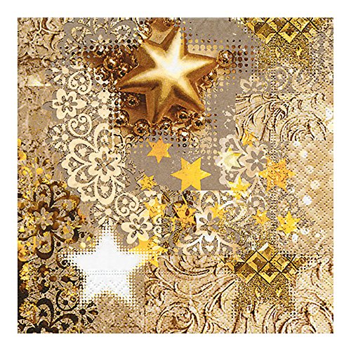 Preisvergleich Produktbild Paper+Design GmbH Serviette Goldrausch 20 Stück