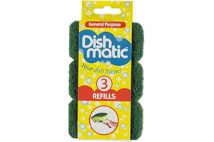 3 esponjas (estropajos) Dishmatic de Recambio de Caraselle
