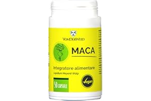 Vonderweid - Maca Peruviana Capsule | Polvere di Maca delle Ande Peruviane | Integratore Multivitaminico e Multiminerale con Maca in Polvere | Vegan Food | 50 Capsule