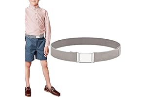 NiceYnn Ceinture Élastique pour Enfant Garçon Fille de 2-15 Ans Entièrement Réglable Extensible pour Pantalon Jean Robe