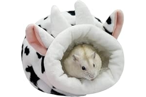 LuckyOpt Hamster Bett, nettes Mini Meerschweinchen Bett mit Abnehmbarer Bettwäsche, weiches kleines Tierbett für Meerschweinchen Syrische Igel Gerbil kleine Haustiere