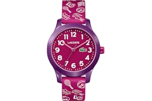 Lacoste Orologio con Movimento al Quarzo a Tre Lancette da Bambini Collezione LACOSTE.12.12 KIDS con Cinturino in Silicone