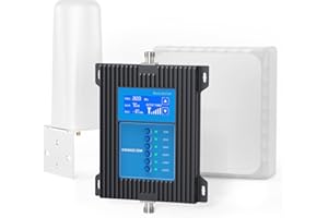 ORBOCOM GSM Repeater für Zuhause Handy Signalverstärker Verstärkt 5G 4G LTE Bändern 1, 3, 7, 8, 20 und 28 für alle Deutschen Netzbetreiber Mobilfunk Signalverstärker Unterstützt O2, T-Mobil