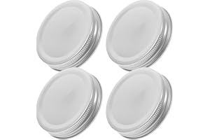 BESTonZON Jars Regular Mouth - Tapa de repuesto (7 cm, 4 unidades)