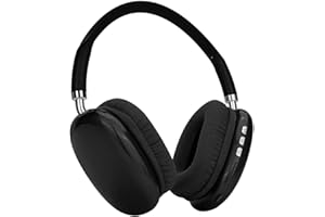 AUDALA Cuffie Wireless Bluetooth Over Ear Senza Fili Grandi con Microfono Musica Stereo HiFi per Gaming Sport Palestra TV PC Telefono 28 Ore di Riproduzione (Nero)