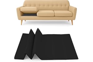 Essentials2publik Sofa Support Boards - Restore Firmness and Comfort to Sofas, Chairs, and Beds - Durable MDF Construction - Easy-to-Use Sag Savers for Long-Lasting Support (Black, Three Seater)