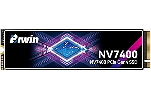 Biwin Black Opal NV7400 M.2 PCIe Gen4 SSD 2 to - Vitesse de Lecture jusqu'à 7400 Mo/s