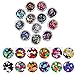 MLMSY 12 Box Metallic Colors Mixed Round Sequins Nail Art Glitters Thin Sequins Beauty Shinning Manicure Paillette DIY Nail Art Sticker Polish Decoration Makeup Nail Art Tip Random Color (12 Pcs)