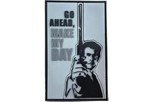 PATCH NATION Go Ahead, Make My Day Cosplay Airsoft PVC Fan Patch Morale Toppa