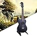 Produktbild Prom-near 23 Zoll Ukulele Portable Größe Schwarz Akustische Elektrische Ukulele 4 Saiten Mahagoni Panel Ukulele Hawaii Gitarre Musikinstrumente