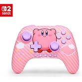 PowerA Advantage Wireless Controller for Nintendo Switch 2 - Kirby Puff, Officially Licensed, Hall Effects, Mappable Buttons,