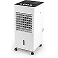 Prolectrix Digital Air Cooler - 6L Portable Cooling Fan, Evaporative Air Purifier & Humidifier, 3 Speeds & Ioniser, 65W, Rotating Swing Function, Water Level Indicator