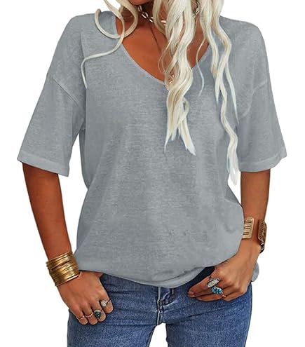 Masrin 3/4 Arm Shirt Damen - Buntes Batik Design Für Frühling & Sommer | Plus Size S-5XL