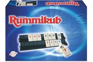 Rummikub Chiffres, Jeu de Societe de Reflexion, Jeu de Plateau Type educatif,7 Ans et Plus, Version Francaise, Multicolore