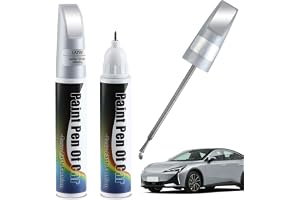 2 st LA7W/8E reflex silver metallisk färgpenna bil för VW Volkswagen 24 ml