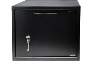 Genie Hand | Cassaforte Meccanica di Deposito da Armadio Invisibile Cassetta di Sicurezza Grande con Chiave e Serratura a Doppia Mappa Casseforti per Soldi