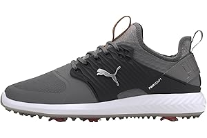 PUMA Men's Ignite Pwradapt Caged Golf Shoes, Quiet Shade Bronze Black, 6.5 UK