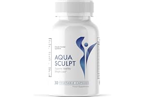 Aqua Sculpt - All Natural/Weight Management Support - 30 Capsules - Vegan/New & Sealed/Slim Warriors