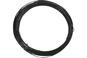 Rayher fil de fer recuit fil de fer de 1,4 mm de diamètre pour vos activités des loisirs créatifs fil de fer pour bijoux très malléable noir