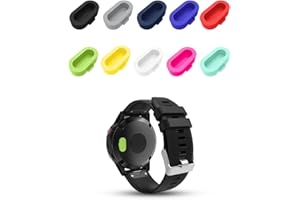 iFeeker Für Garmin Fenix 5/5S/5X Ladegerät Port Staubstecker Protector, 10pcs Weiches Silikon Ladegerät Port Protector Anti-Staubstecker Caps Case für Garmin Fenix 5/5S/5X Smart Watch