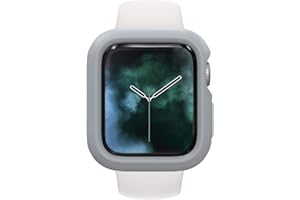 RHINOSHIELD Bumper Case Compatible with Apple Watch SE & Series 6/5 / 4 [44mm] | Slim Protective Cover - Lightweight and Shock Absorbent - Platinum Gray