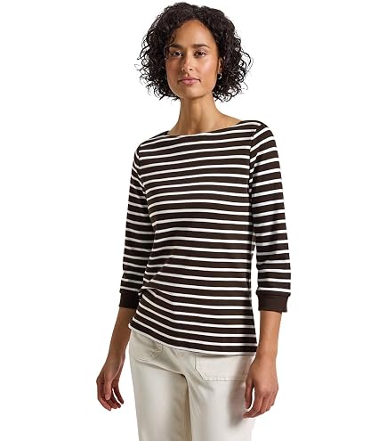 Street One A321479 Camiseta De Mezcla De Materiales, Mujer