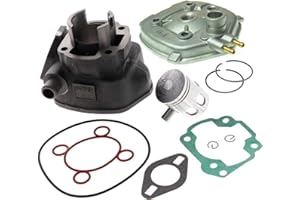 2EXTREME Zylinder Kit 50ccm 10mm inkl. Kopf kompatibel für Yamaha Aerox, Jog RR, 50cc Roller