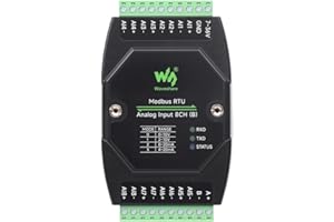 Waveshare profesjonalny moduł akwizycji analogowej 8-chan 12-bit, obsługujący napięcie i prąd, DC 7-36 V, szerokie napięcie