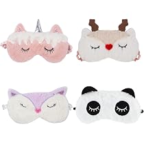 Masque De Nuit Pour Enfant Avec Motif Dessin Animé 3D - Bande Réglable, Bleu - Bloque La Lumière Pour Un Meilleur Sommeil - 7