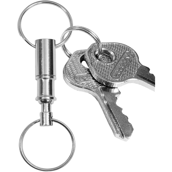 Connettore Portachiavi Staccabile In Titanio - Girevole 360°, Per Chiavi, Borse, EDC - Foto 6