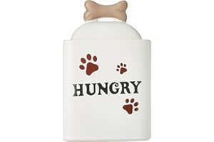 Nobby 73616 Hungry - Contenitore per Snack, Dimensioni: 10,5 x 10,5 x 18,0 cm, Colore: Crema