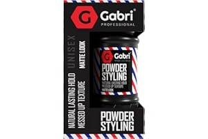 ‎G GABRI Gabri Hair Styling Powder Wax 21g | Volumizing Thickening Dust Powder | Flexible Hold | Maximum Control | Texturising Powder for Men & Women Wax_Powder_MatteLook_1 (Matte Look, 21 g (1er Pack))
