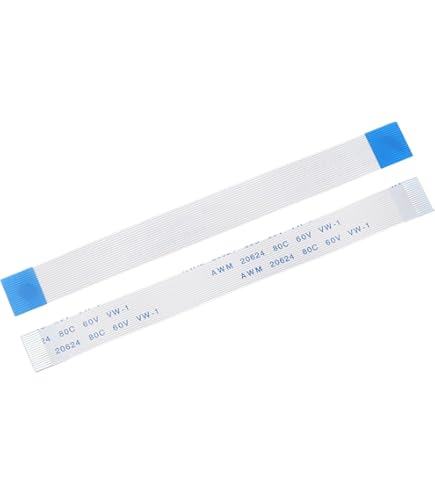 Nappe 8 pins High-Tek E353411 AWM 20624 80C 60V VW-1 / 69mm x 9mm / Non Inversée