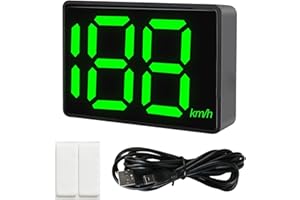 PENNLE Digital GPS Speedometer Car HUD Heads Up Display with Real-Time Speed Tracking, Large LED Font Display, USB Plug & Play, Digital Speedometer Compatible with Cars, Trucks, Motorcycles, Bicycles, MPH