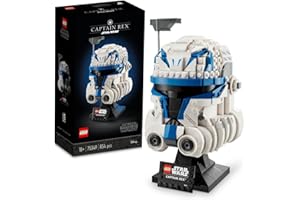 LEGO 75349 Star Wars Hełm Kapitana Rexa, Kolekcjonerski Model Gwiezdne Wojny: Wojny klonów do Zbudowania dla Dorosłych, Seria 2023, Pomysł na Prezent dla Męża i Żony, Dla Niej i Dla Niego