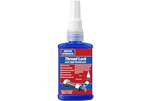 INNOVAYOU Frein Filet 50ml, Intensité Moyenne Frein Filet Bleu Antirouille et Anti-Lâche, Frein Filet Fort Pour Combler les Espaces Et Serrer les Boulons, écrous, Attaches Bouteille carrée